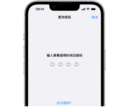 月湖iPhone屏幕维修分享iPhone屏幕使用时间密码忘记了怎么办 