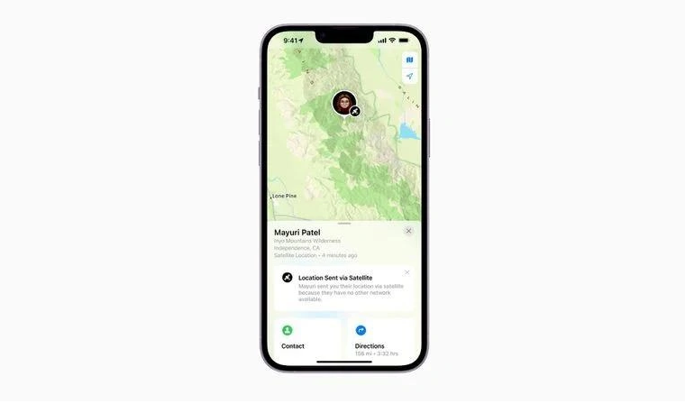 月湖苹果14维修分享iPhone14系列中 FindMy功能通过卫星分享位置方法教程 
