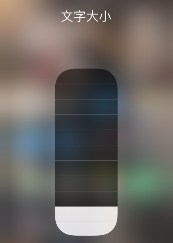 月湖苹果手机维修分享小技巧：在 iPhone 控制中心快速调节字体大小 